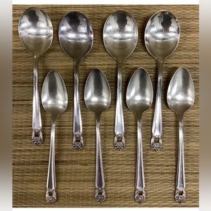 Vintage 1847 Rogers Bros Eternally Yours Silverplate Flatware Spoons